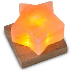 USB STERN, mit Holzsockel, ca. 9 x 9 x 6 cm