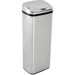 HOMCOM Mülleimer Automatik mit Sensor Abfalleimer Küche Edelstahl 50/68L Silber