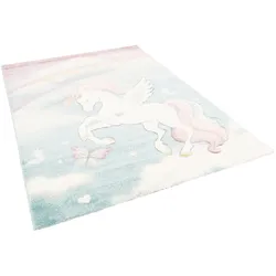 Pergamon, Kinderteppich, Kinder Teppich Maui Kids Pastell Einhorn