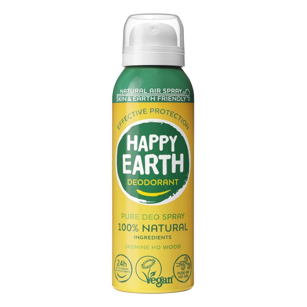 Happy Earth 100% Natural Deodorant Air Spray Jasmine Ho Wood 100ml 100 ml