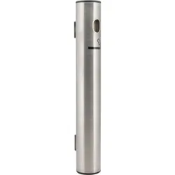 Wandaschenbecher Edelstahl, inkl. Wandbefestigung, silber