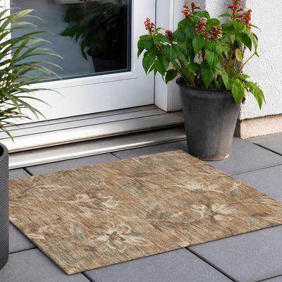 Addison Rugs Machine Washable Indoor/ Outdoor Floral Huron Chantille Rug