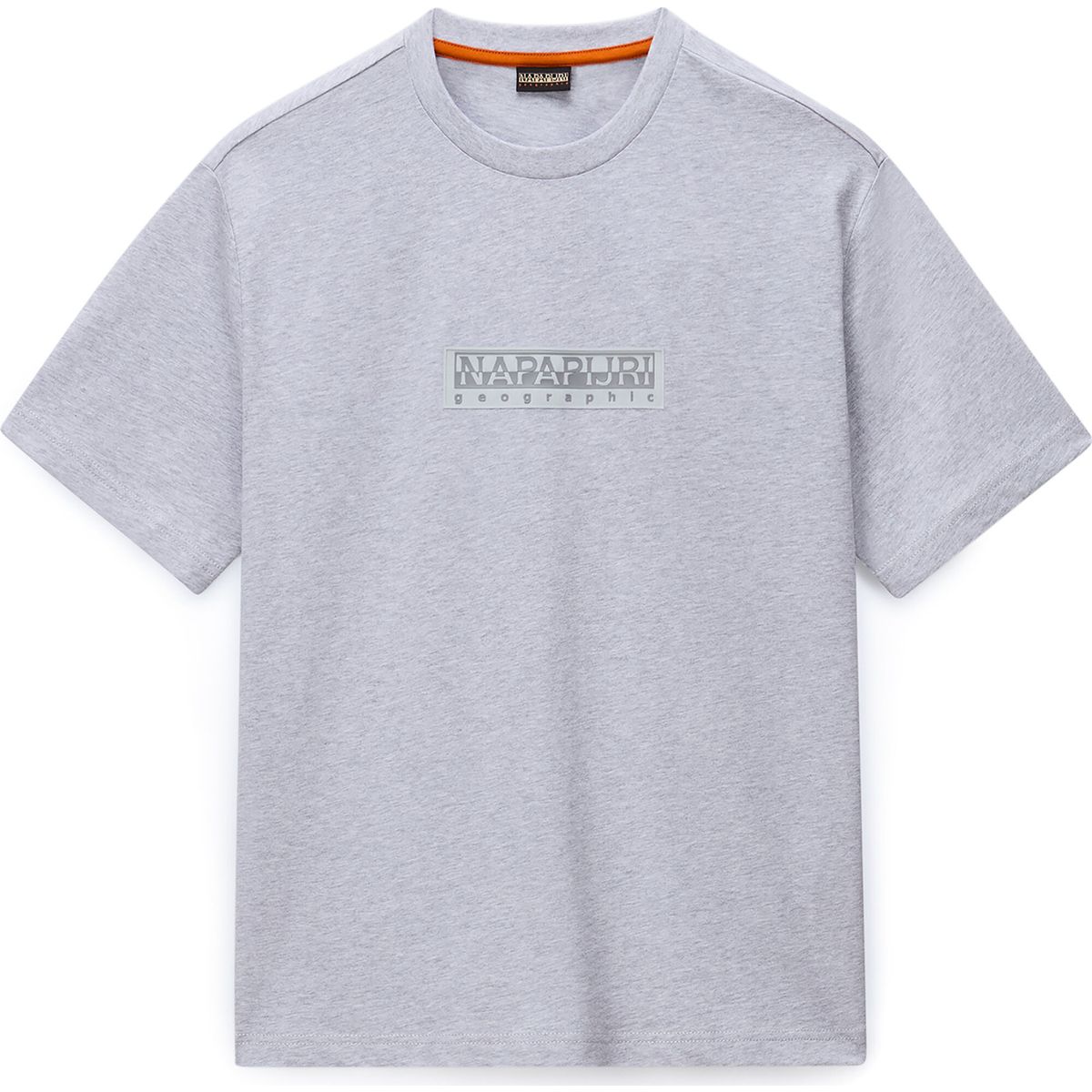 Napapijri S-box Logo Softshell 1 light grey melange (795) S NP0A4IFL7951006