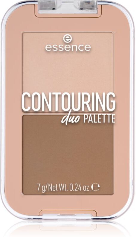 essence CONTOURING DUO PALETTE contouring palette shade 10 Light 7 g