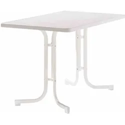 SIEGER  133/ Boulevard-Klapptisch, 115x70x72 cm, weiß