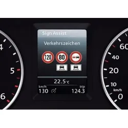 VW Golf 7 Tiguan Touran Verkehrszeichenerkennung Aktivierungsdokument