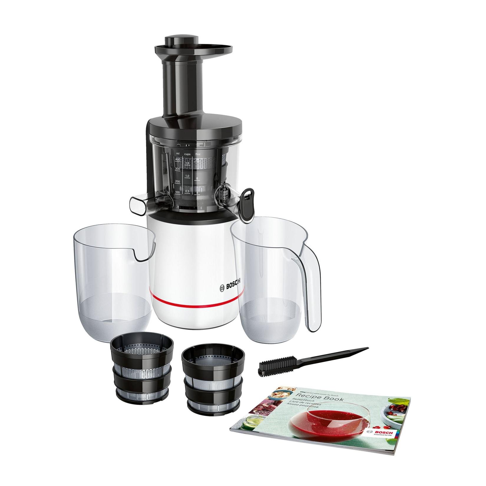 Bosch MESM500W Entsafter Slow weiß/schwarz