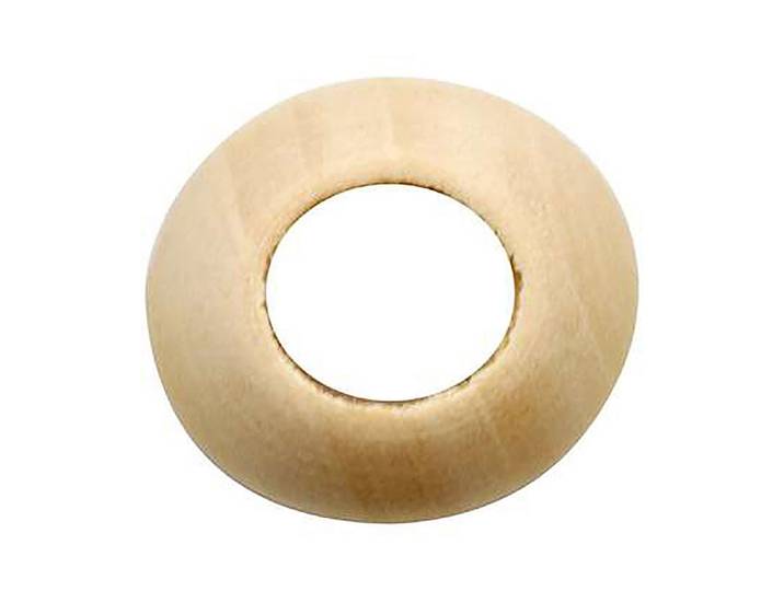 Glorex Grossloch-Holzkugel Birke ⌀ 2.5 cm 8 Stück