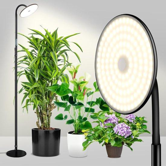 Benza Ibenzoa Vloerlamp met flexibele zwanenhals en afstandsbediening, 193 cm