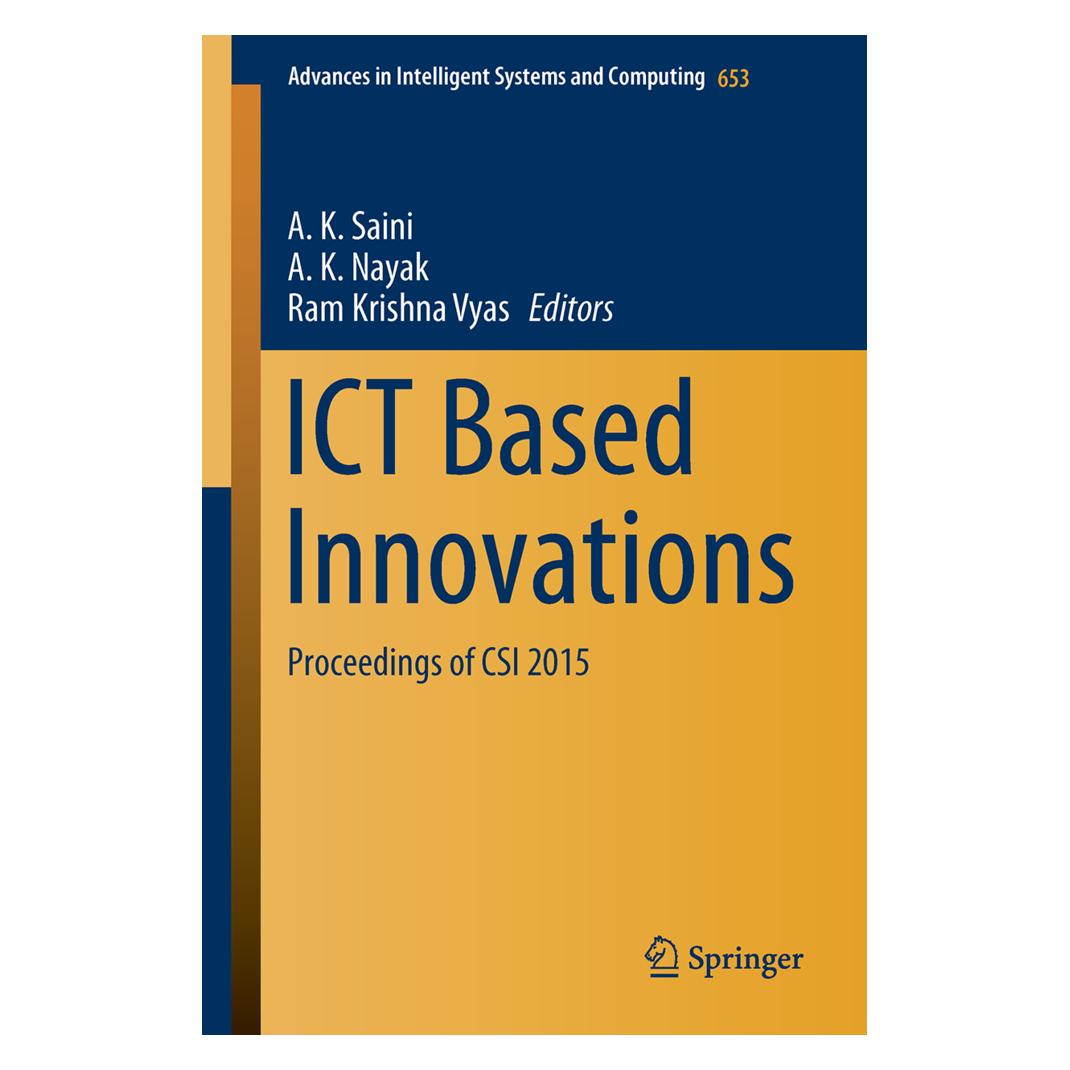 Springer ICT Based Innovations (Englisch, Softcover, A K Nayak, A K Saini, A Krishna Vyas, K Nayak, RAM, Ram Krishna Vyas) (55939684)