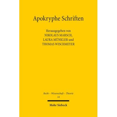 Apokryphe Schriften, Taschenbuch von , Mohr Siebeck, 978-3-16-156349-2