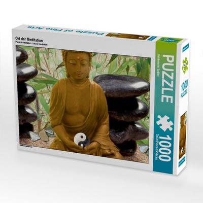 CALVENDO Puzzle Ort der Meditation | 1000 Teile Lege-Größe 64x48cm Foto-Puzzle für glückliche Stunden