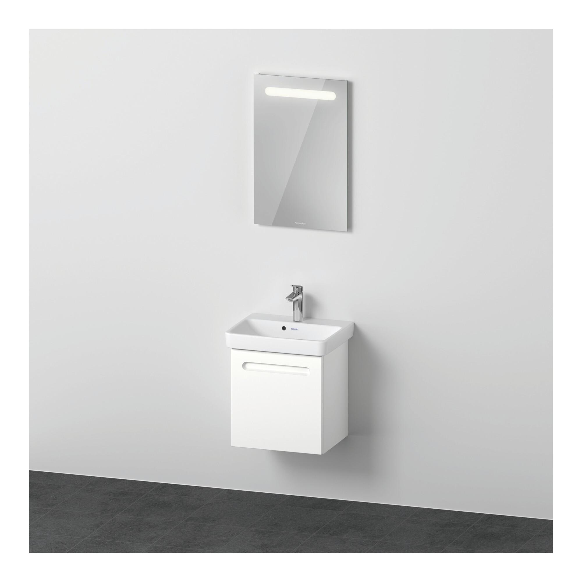 Duravit Möbel-Set No. 1 50cm, 1 Tür, Anschlag links, Weiß Matt (N10151L18180000)