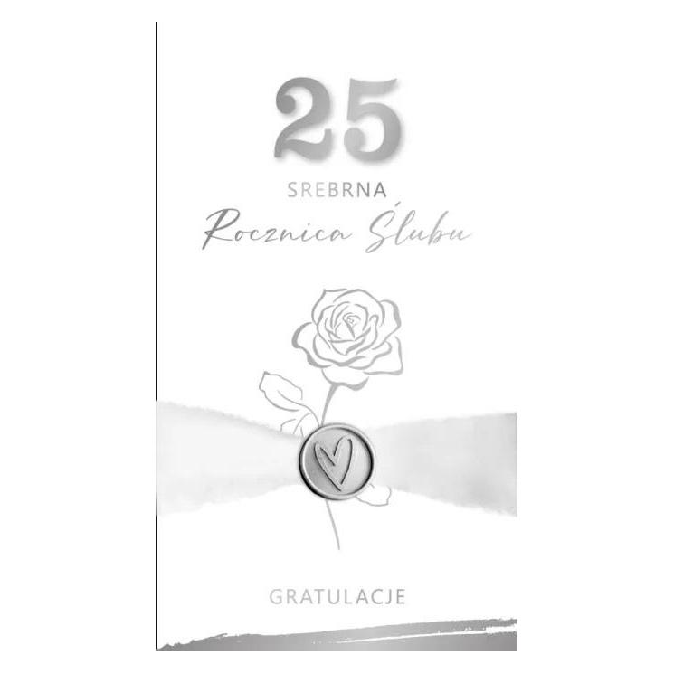Armin Style Karte zum 25. Hochzeitstag - Silber (47597354)