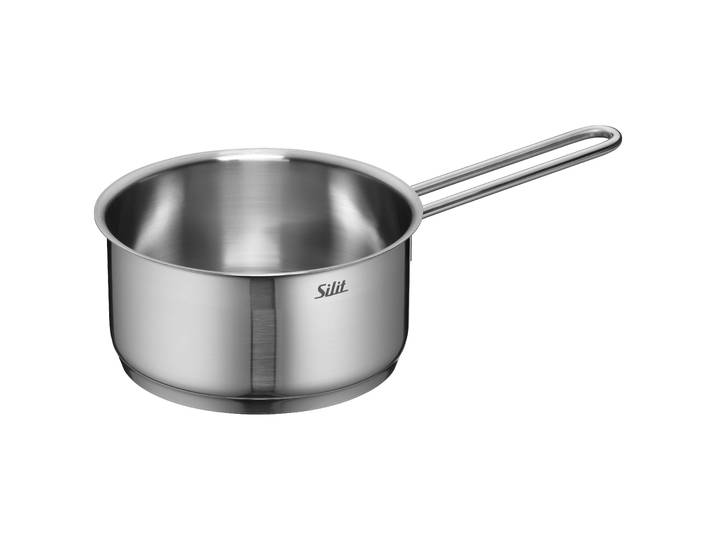Kasserolle SILIT Achat , silber (edelstahl), B:17,4cm H:8,8cm L:31cm Ø:16cm, Töpfe, Kasserolle, rostfreier Edelstahl, Silitherm-Allherdboden, induktionsgeeignet