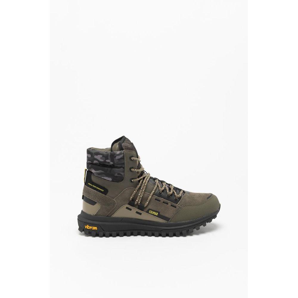 Colmar Grün Leder Stiefeletten