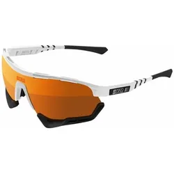 Scicon, Sportbrille, Aerotech XXL SCNPP white gloss (White Gloss, Multimirror Bronze), Mehrfarbig