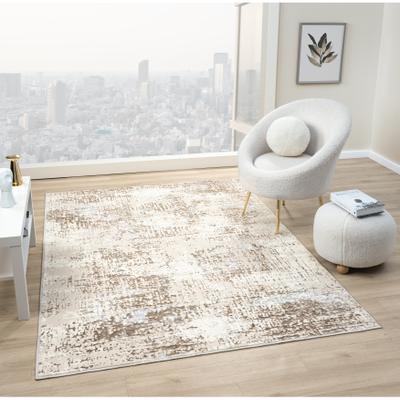 MDA Rugs Empire Collection Brown/Beige Abstract Area Rug