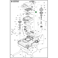 Original Husqvarna Scharniersatz Bedienklappe für Automower 320 330X 420 430X 440 450X u.a.