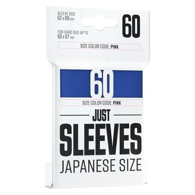 Gamegenic GGX10016ML - Just Hüllen - Japanisches Format, blau (60 Hüllen) (GGX10016)