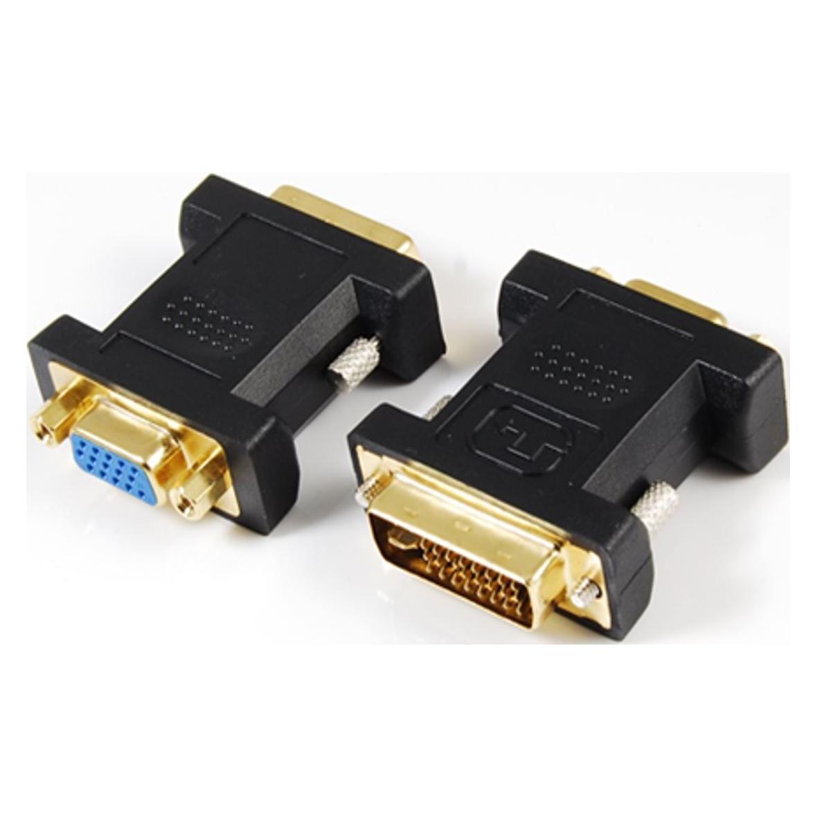 Fuj Tek DVI-Stecker auf VGA-Buchse Adapter (DVI, VGA) (AD3001-003)