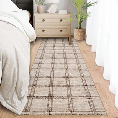 Garvee Modern Geometric Checkered Lattice Area Rug