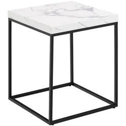 Actona »Barossa« Couchtisch Marmordekor Carrara weiß 60x45x60 cm