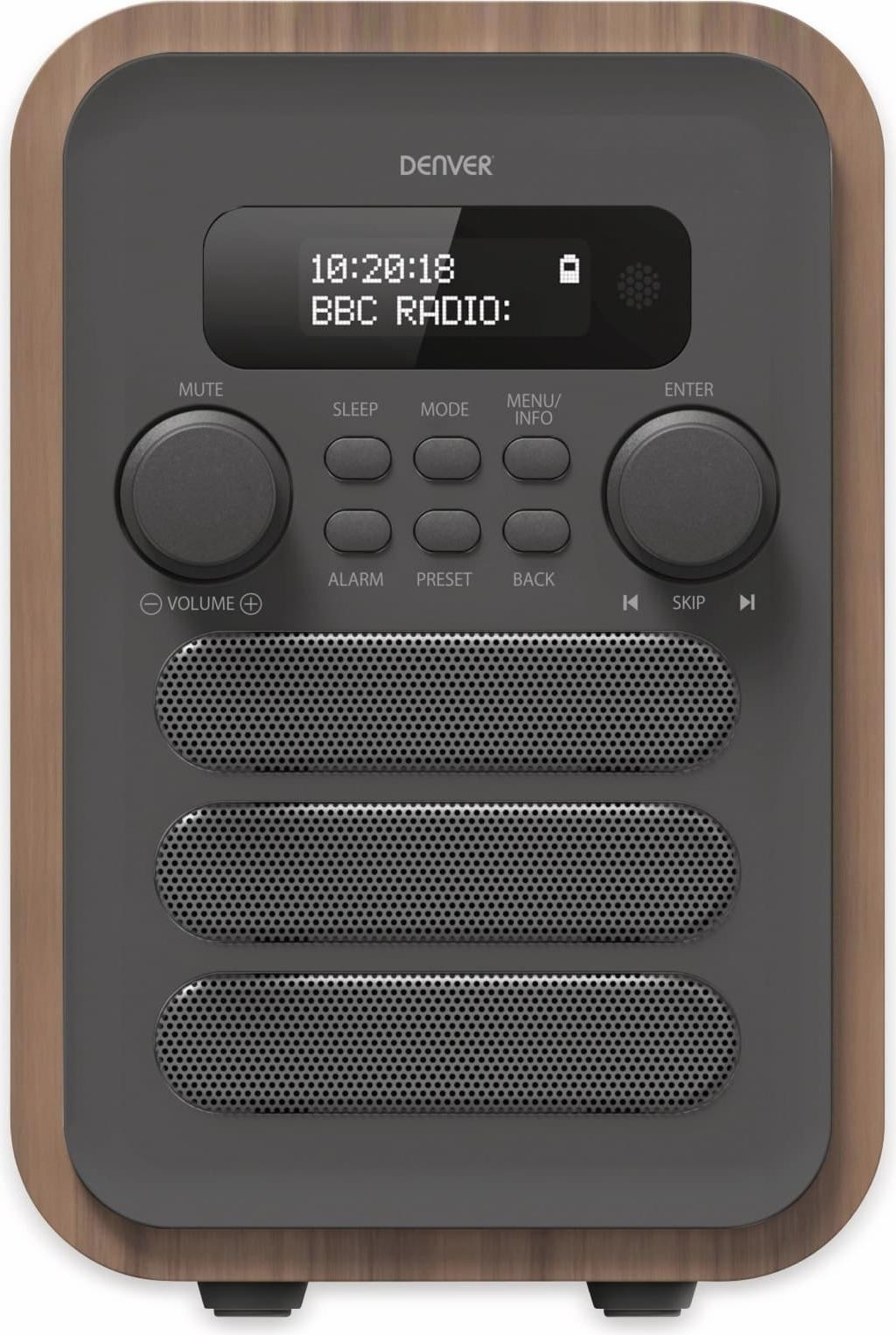 Denver DAB-48 radio met Bluetooth, DAB+ en MP3-weergave en afstandsbediening