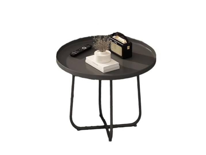 ksjdieunf Couchtisch Einfacher moderner Mini-Couchtisch, nordischer Beistelltisch aus Eisen, Kleiner Wohnungstisch for Wohnzimmer und Balkon Tische for Wohnzimmer(A)