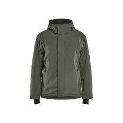 Stretch Winterjacke "STRIKER" - XS - waldgrün