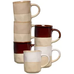 Ritzenhoff & Breker, Tasse, Sabbia Henkelbecher (325 ml, 6x)