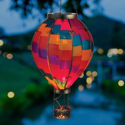 Regal Art & Gift - Drop Ship Color Wave Extra Large Hot Air Balloon Solar Lantern Multi Bright , Multi Bright