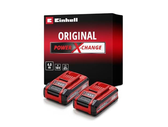 Einhell originele accu-twinpack PXC+ 18 V 4,0 Ah