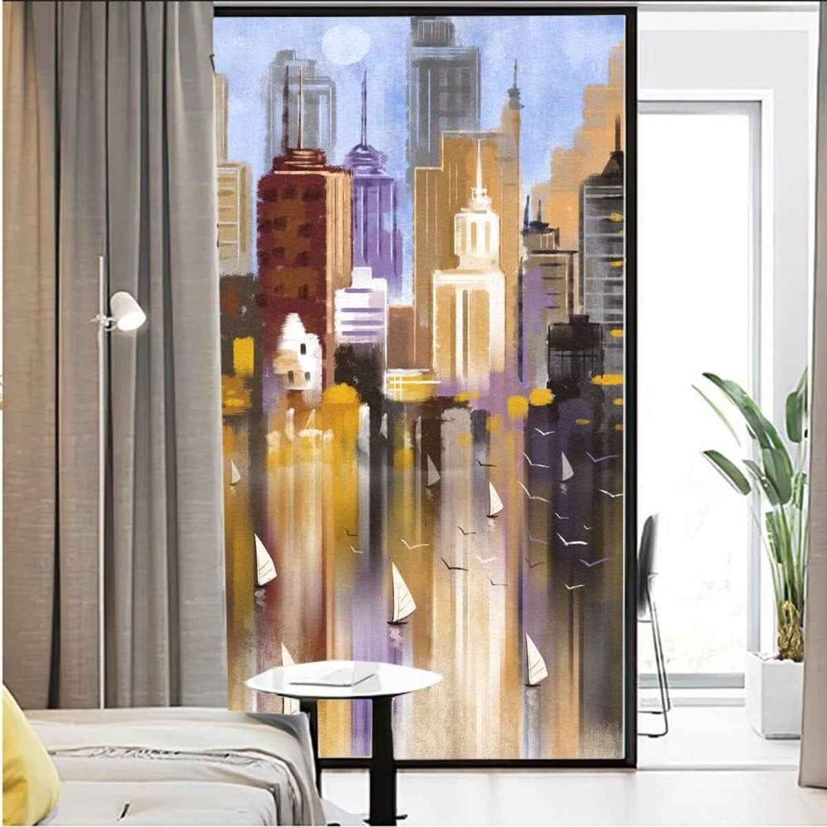 Decoratieve raamfolie Matglas Privacy sticker 80 x 120 cm