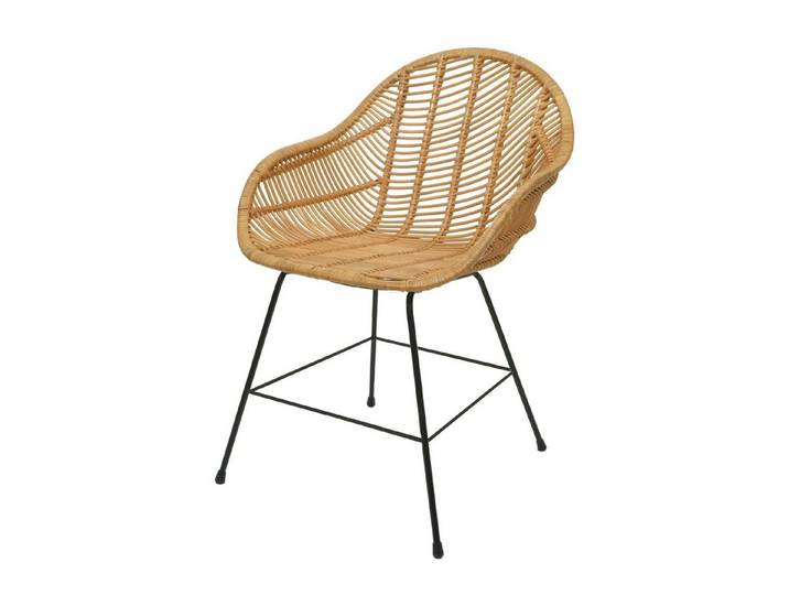 MCW Esszimmerstuhl MCW-M28, Aus Kubu Rattan