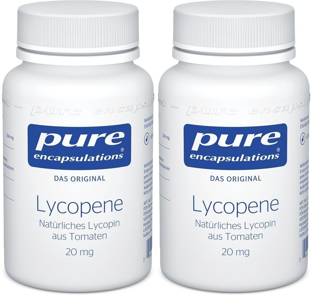 Pure Encapsulations Lycopene 20 mg Kapseln 2x 2x60 St