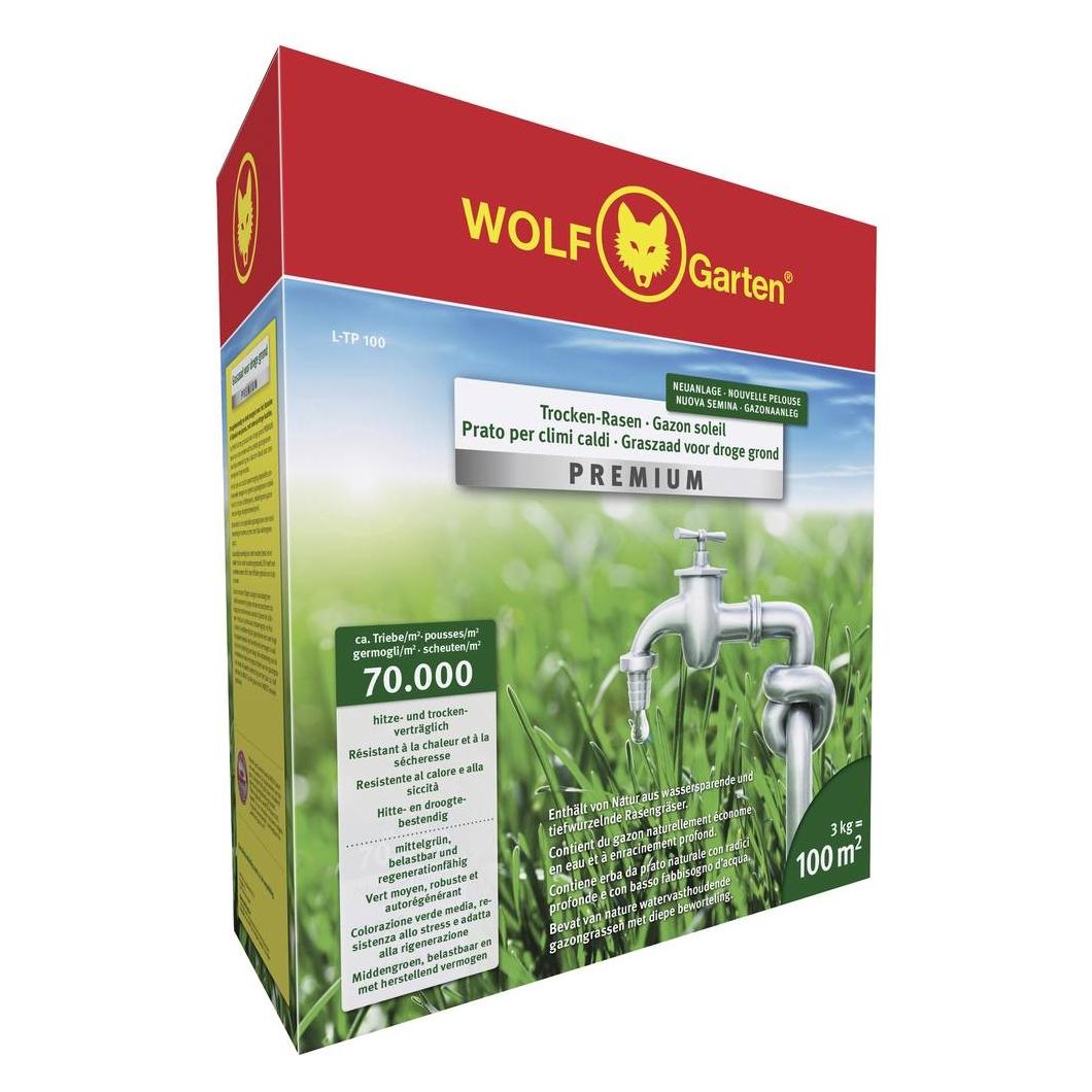 Wolf-Garten Trocken Rasen L-TP 100 (Rasensamen) (3824641)