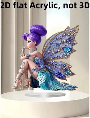 Uplifted Finds Flower Fairy Elf Acrylic Bedroom And Living Room Home Decoration b