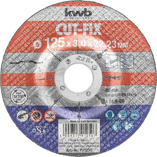 Kwb 791250 Trennscheibe gerade 125mm Metall
