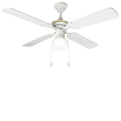 Perenz 7064 B - Deckenventilator Weiß Ø105 cm, 4 Flügel, 3 Stufen, E27