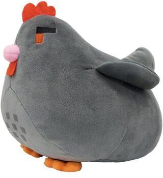 Smart Shopping Spot Colorful Chicken Plush, Cartoon Pillow Toy, Birthday Gift For Kids, Christmas Plush Animal grey