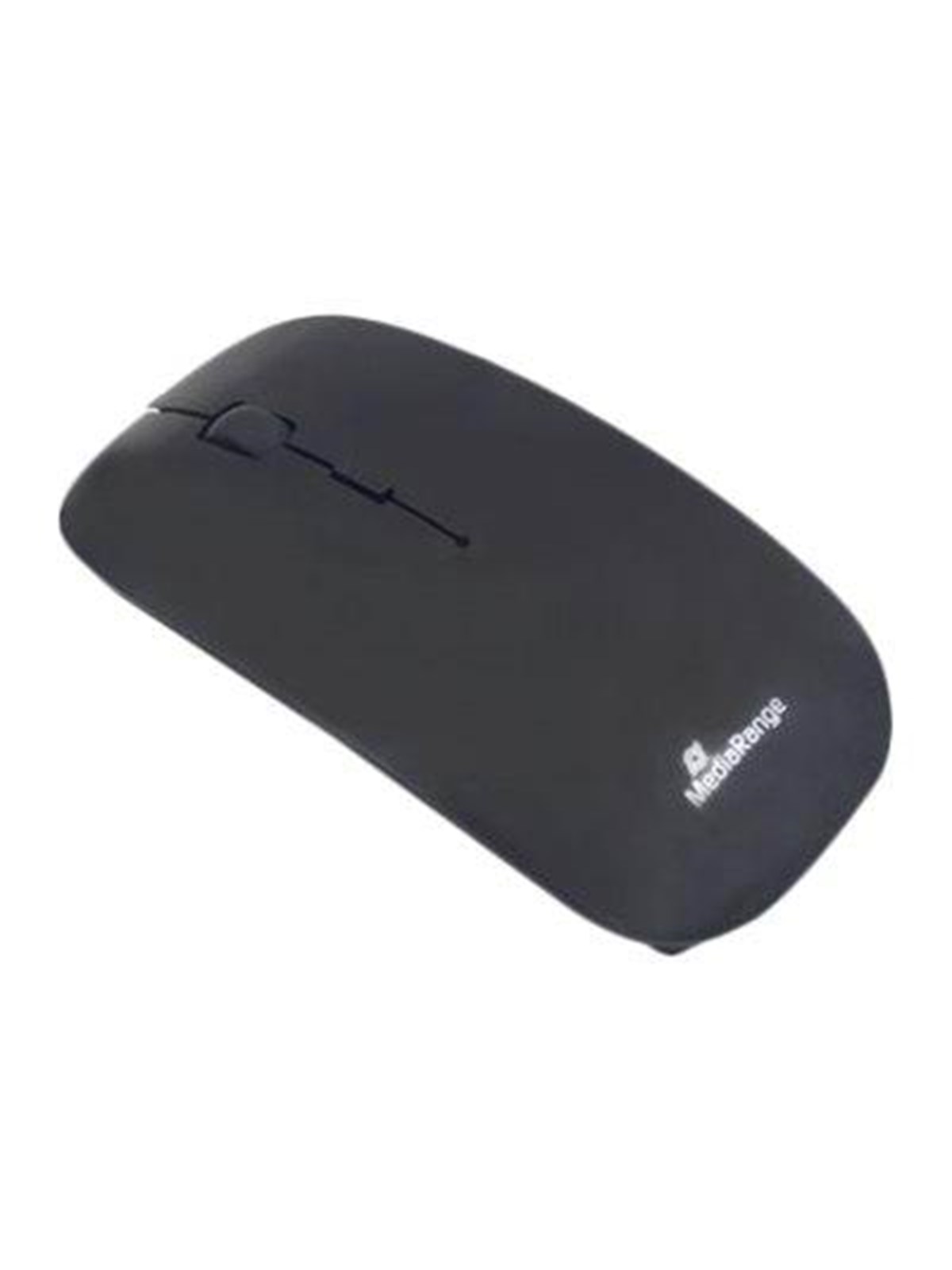MediaRange MROS215 - mouse - 2.4 GHz - glossy black - Maus (Schwarz)