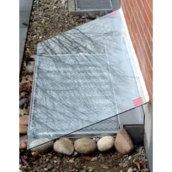 ACO  Lichtschachtabdeckung  aus  ESG  Glas  680  x  1500  mm  für  Lichtschacht  600  x  1250  mm