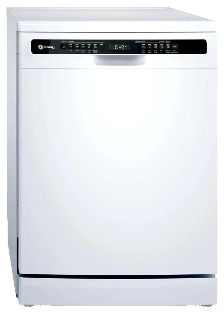 Balay 3VS5011BA, Freistehend, Standardgröße (60 cm), Weiß, Weiß, Tasten, 1,75 m