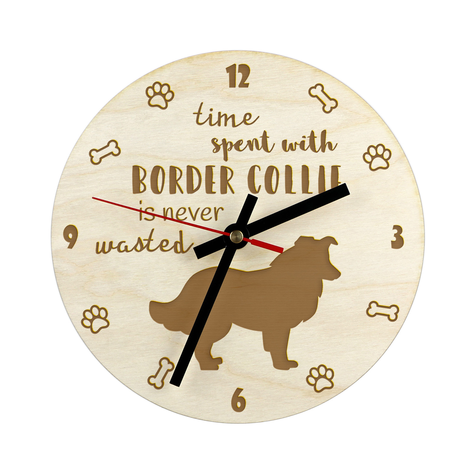 Art-Dog Wandklok Border Collie