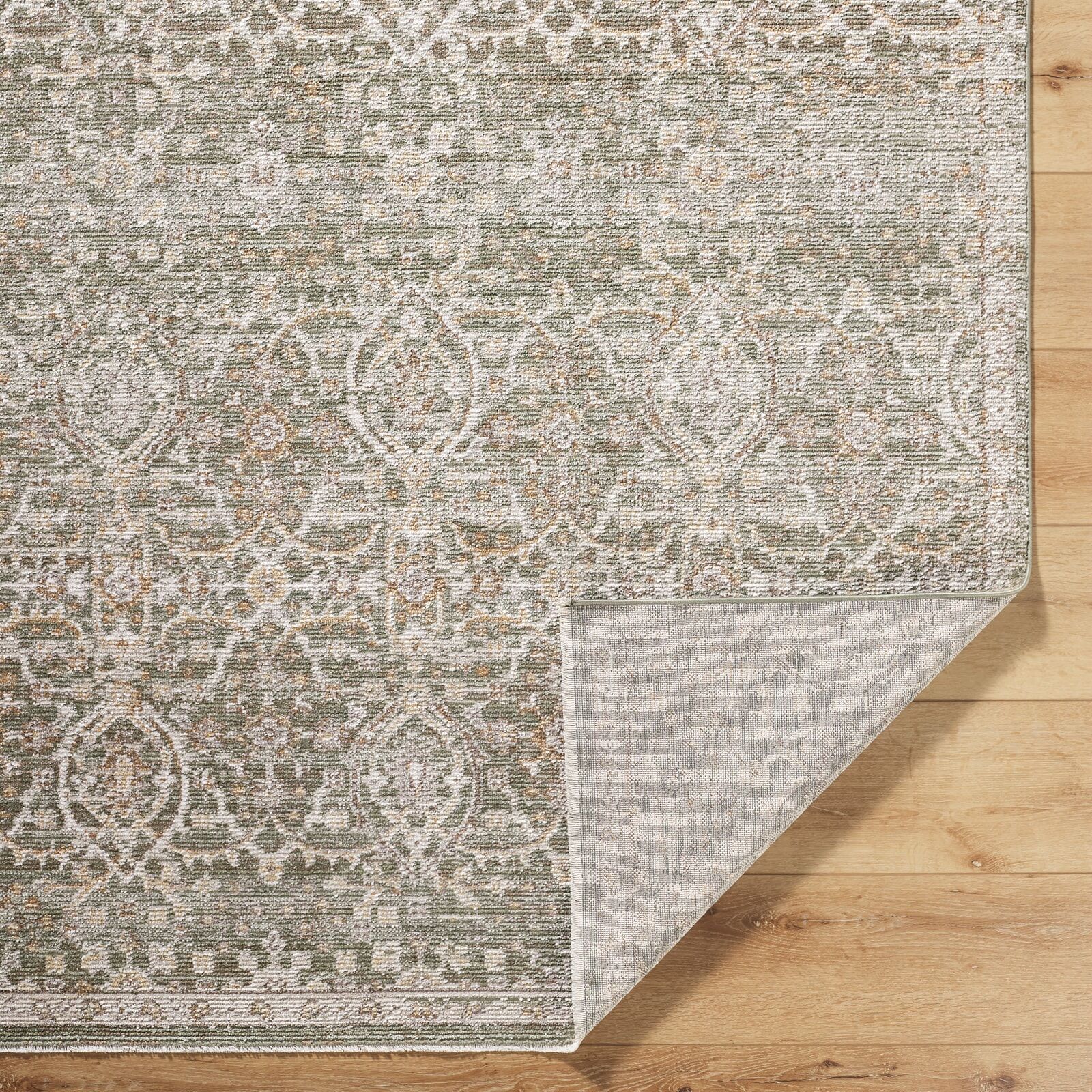 Teppich LIVABLISS "Myrtle Avenue VI", grün, B:160cm H:18,1mm L:230cm, Polypropylen, Teppiche, Teppich grün B : 160cm 1 Stk., 18,1mm, L: 230cm