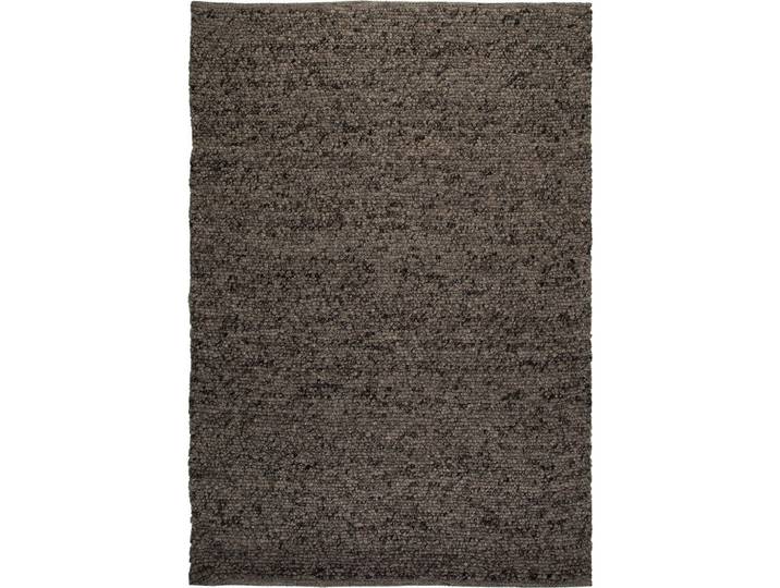 Linea Natura Handwebteppich, Graphitfarben, Textil, Farbverlauf, rechteckig, 120x170 cm, für Fussbodenheizung geeignet, Teppiche & Böden, Teppich, Webteppich
