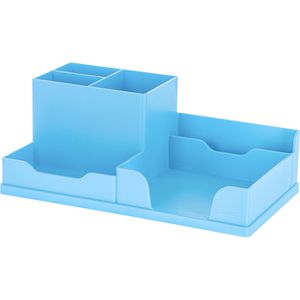 TipTop-Office Schreibtisch-Organizer TTO 409026, Kunststoff, 6 Fächer, blau