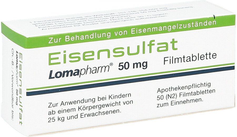 Eisensulfat Lomapharm 50mg
