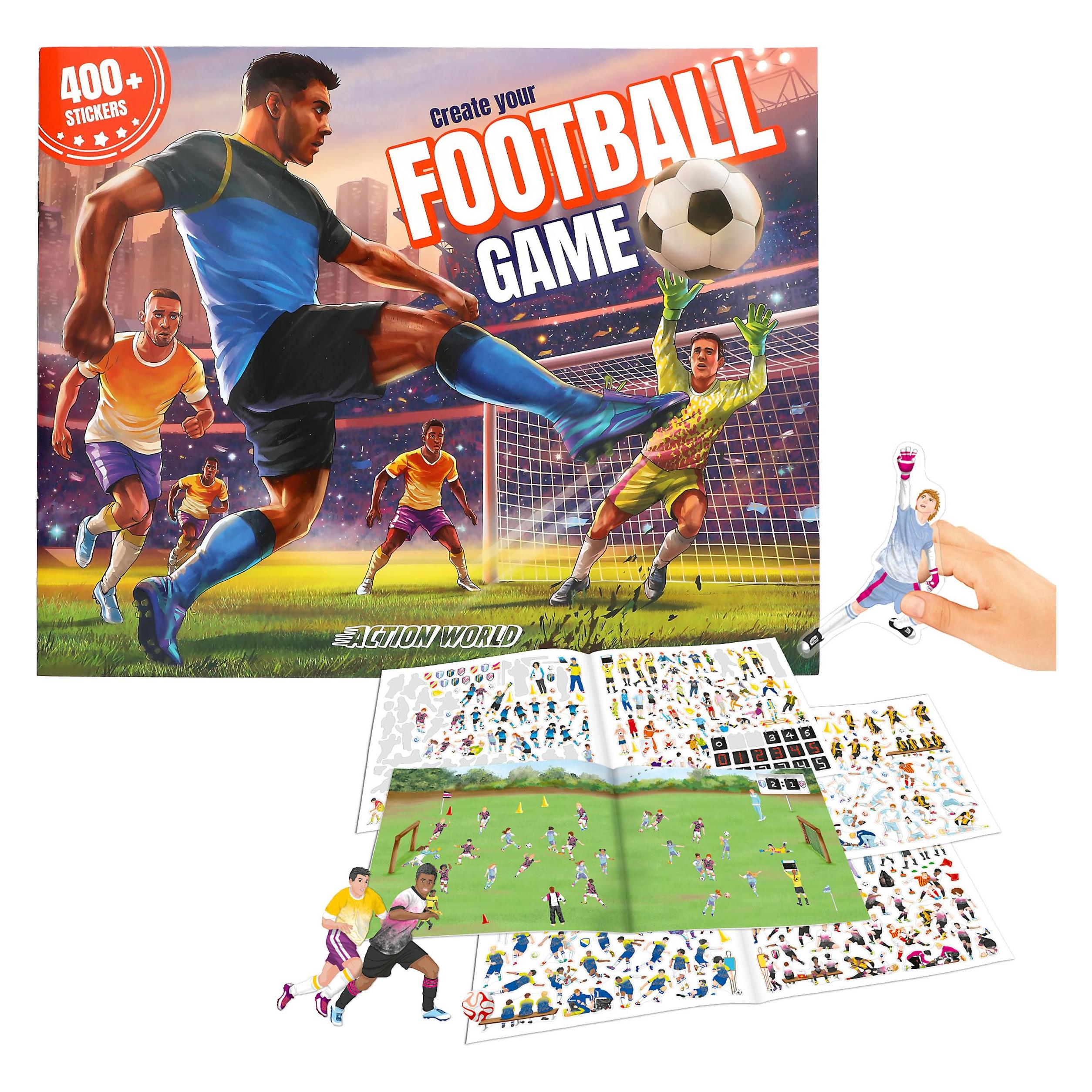 Dino DEPESCHE World Stickerbuch Fussball Create your Football Game (400 Sticker) (0414207)